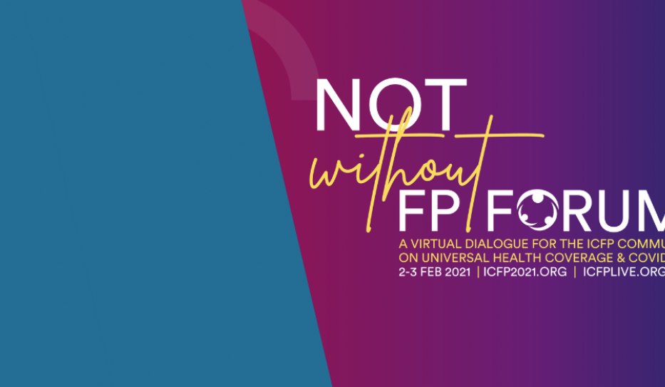 Banner for ICFP that says Not without FP forum
